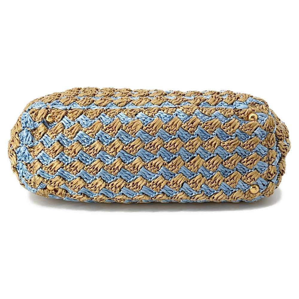 Prada Canapa Raffia Handbag Tote - Picture 3 of 12